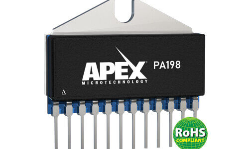 PA198 — мощный операционный усилитель 450 В, 2000 В/мкс в корпусе PowerSIP